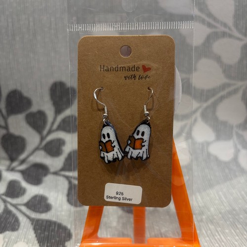 Ghost dangle earrings - ghost,
