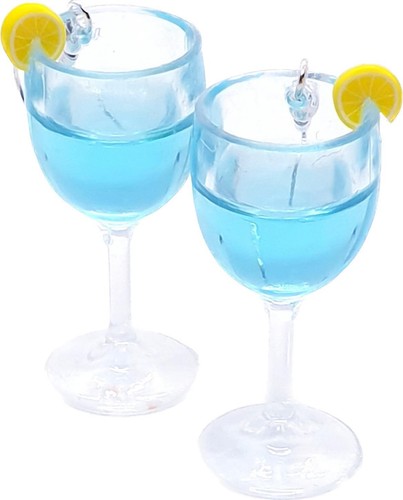 Unique blue vodka - blue, glass