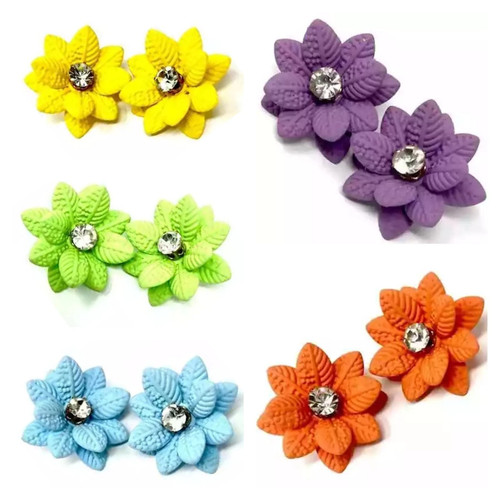 Bold floral rhinestone - floral,
