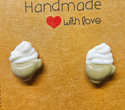 Handmade polymer clay - handmade, ice