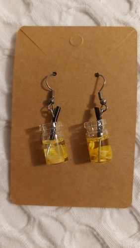 Novelty drink earrings - drink,
