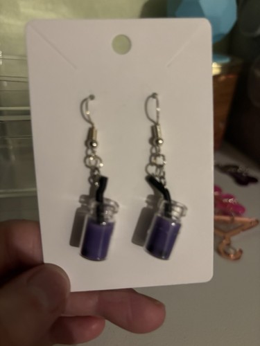 Handmade drink earrings - drink,