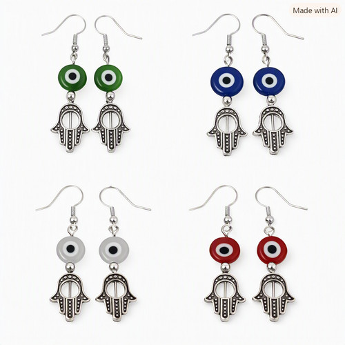 Evil eye hamsa - hamsa, dangle