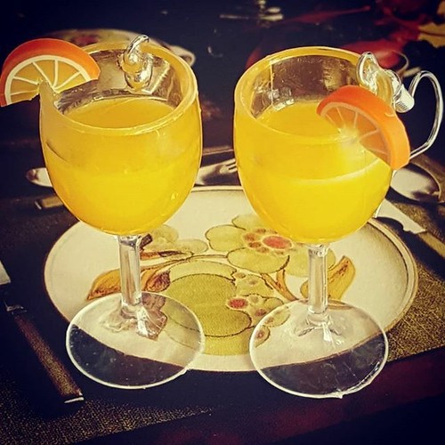 Unique orange juice earrings - unique,