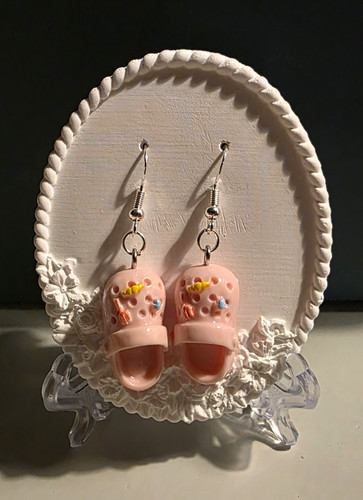 Crocs dangle drop - crocs, earrings