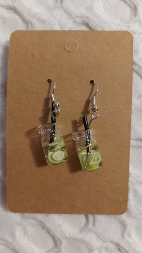Novelty drink earrings - novelty,