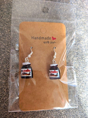 Handmade nutella jar charm - handmade,