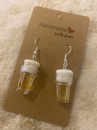 Quirky drink themed - drink-themed, earrings